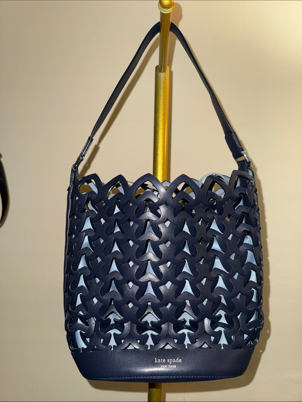 kate spade Navy Laser-Cut Dorie Shoulder Bag - Picture 1 of 5